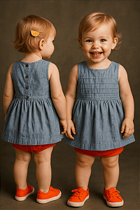 Vestido Jeans Tommy Hilfiger (18 meses)