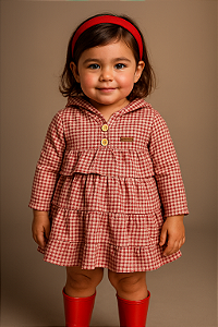 Vestido Xadrez Milon (TAmanho GG)