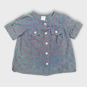 Blusa Jeans Carter's (6 meses)