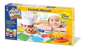 Massinha de Modelar - Diver Massa - Sorveteria - 4 Potes - Divertoys