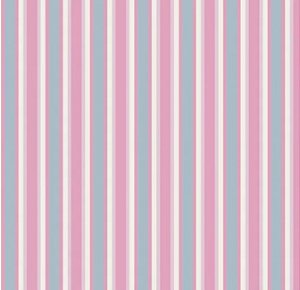 Tricoline Listrado Toscana (Azul com Rosa)