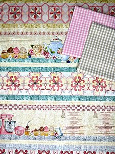 BR054 Kit Tricoline Faixa Sweet Home