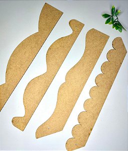Kit Régua MDF para Barrado 2 (5, 6, 7 e 8)
