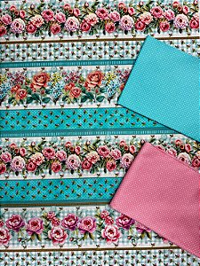 BR001 Kit Barrado Tiffany - Flower Love