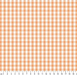 Tricoline Xadrez Fio Tinto Laranja (9 XM)