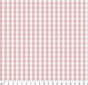 Tricoline Xadrez Fio Tinto Rose (9 XM)
