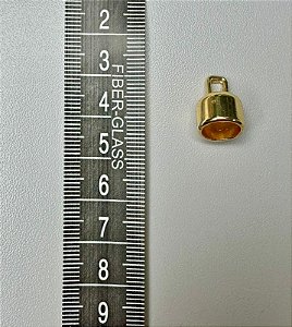 120 - Terminal para Tassel - 15 mm Ouro EZ4728 - 6 unidades