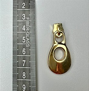 148 - Cursor Gota - 40 mm Ouro EG3062 - 6 unidades