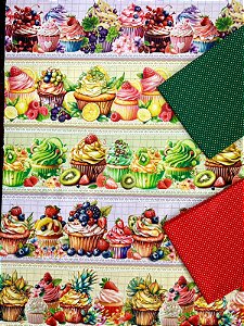 BR013 Kit Barrado Cupcake Frutas