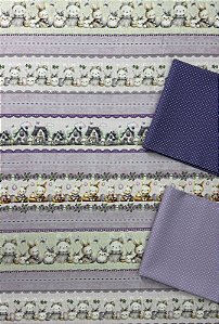 BR195 Kit Barrado Coelhinhas Lilás