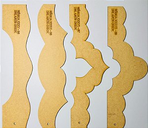 Kit Régua MDF para Barrado 9 (35, 36, 37 e 38)