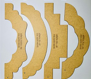 Kit Régua MDF para Barrado 10 (39, 40, 41 e 42)