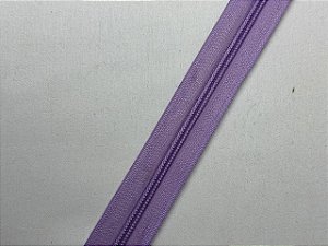 Zíper Nylon N5 (cor lilás) - 1 metro