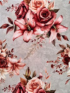 TC103 Tricoline Secret Garden Cinza