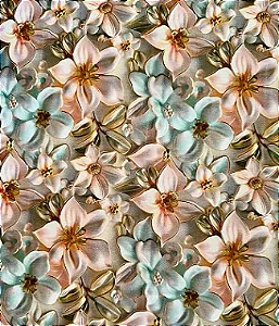 TC008 Tricoline Pétalas de Luz (126 x 150)