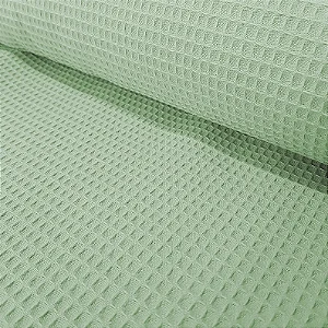 Tecido Favo Algodão - Erva Doce