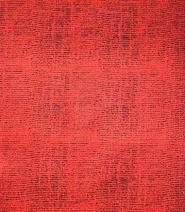 Tricoline Efeito Linho vermelho