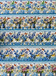 Kit BR311 Barrado Primavera azul