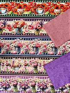 Kit BR312  Barrado Doces flores