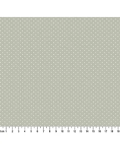 Poá 79 Cinza com Branco