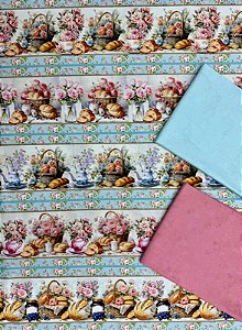 Kit BR325 Barrado Cesta Café da Manhã