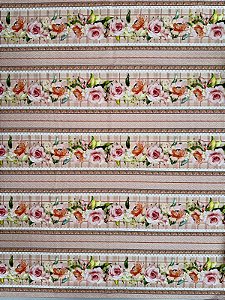 BR328 Barrado Carinho de Pétalas Rosa