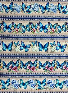 BR335 Barrado Borboletas azul