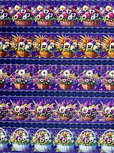 BR333 Barrado Cestas de amor perfeito