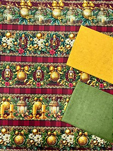 Kit BR337 Barrado Natal das lamparinas