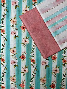 Kit TC174 Tricoline Brisa floral