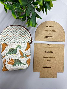 Kit Régua Estojo Cestinho