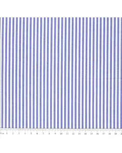 Tricoline Fio Tinto Listrado L227 Azul Royal (1025)