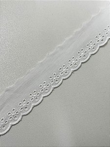 Bordado Inglês Ref: BA035 (Branco)