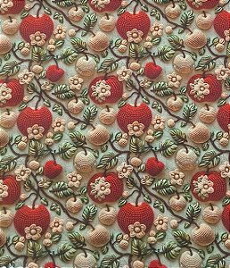 TC181 Tricoline Maça e Flores