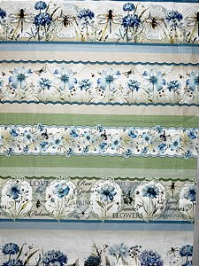 BR362 Barrado Blue Garden Libélulas