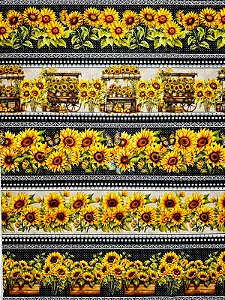 BR363 Barrado Girassol Fundo Poá