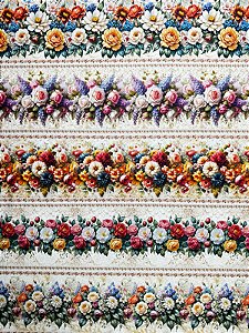 BR366 Barrado Requinte Floral