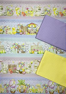 Kit BR090 Barrado Coelhos e Patinhos