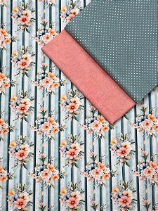 Kit TC188 Flores e Listras Elegance