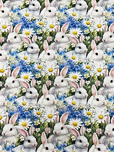 TC190 Tricoline Pascoa Jardim dos Coelhos