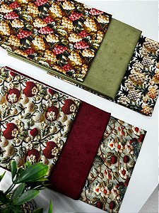 Kit Frutas Bordadas (6 cortes)