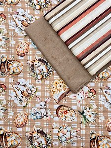 Kit TC197 Tricoline Coelhinho da Paz