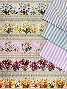 Kit BR388 Barrado Lírios