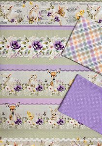 Kit BR386 Barrado Páscoa Agnus Dei