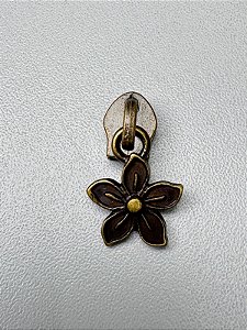 171 - Cursor Flor - 30mm Ouro Velho EG3077 - 6 unidades