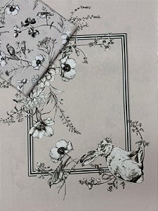 ( Kit 2 ) Jogo Americano em Sarja Canto e Encanto