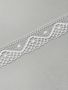 Renda de Algodão Ref: RA020 (Branca)