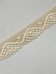 Renda de Algodão Ref: RA020 (Marfim)