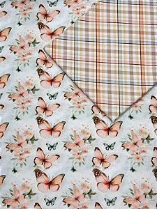 (Kit 2) TC175 Tricoline dança das borboletas