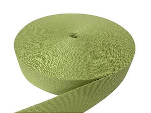 Alça Chick 30mm verde abacate (1 metro)